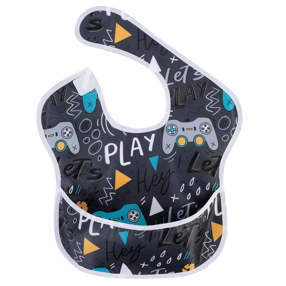 Waterproof Baby Bib with Food Catcher